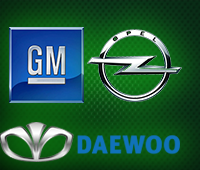 GM, OPEL, DAEWOO